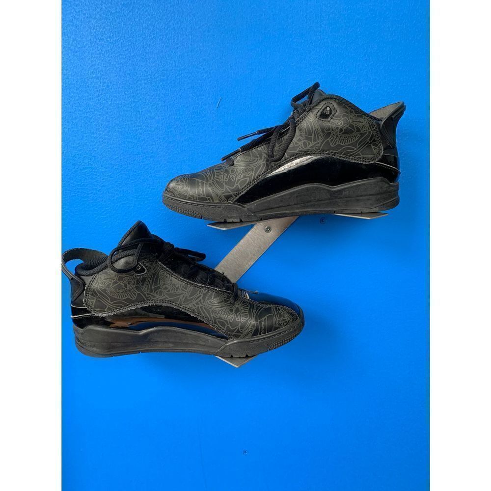 Kid's Nike Jordan Dub Zero SZ 3Y Black/Black 311071-003 Used Good Condition